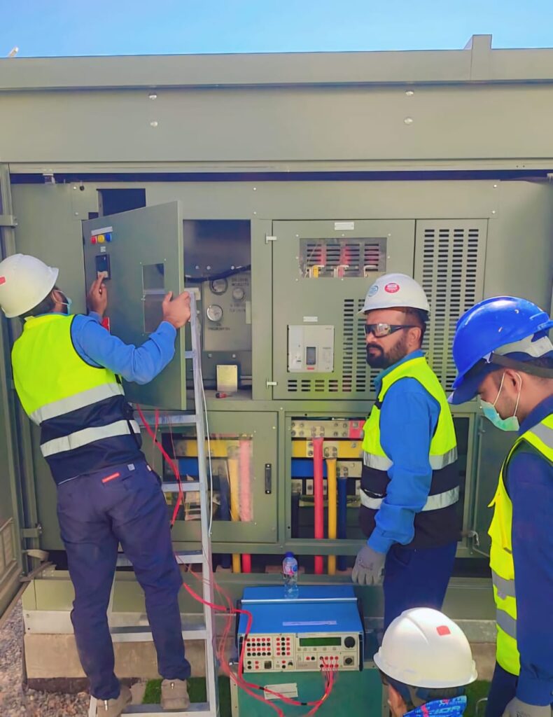 Packge substation Testing