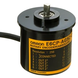 Omron E6C2-CWZ6C 200P/R 2M rotary encoder front view